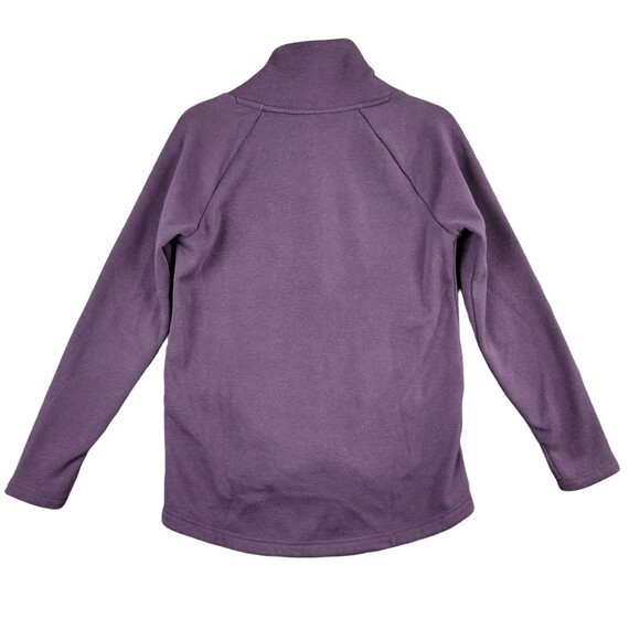 ATHLETA 383402 Purple Cozy Karma Asymmetrical Fleece Sweatshirt Crocus SIZE XS - Picture 3 of 12